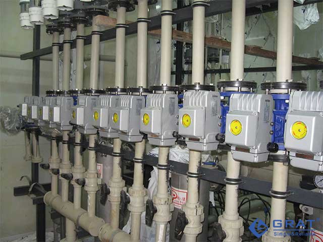 硬密封电动蒸汽调节阀应用于化工管道蒸汽调节
