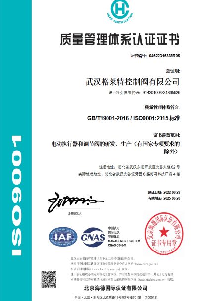 <strong>GRAT通过ISO9001质量管理体系认证</strong>